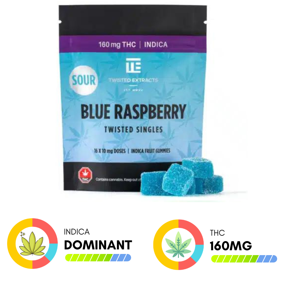 Indica 160mg – Blue Raspberry