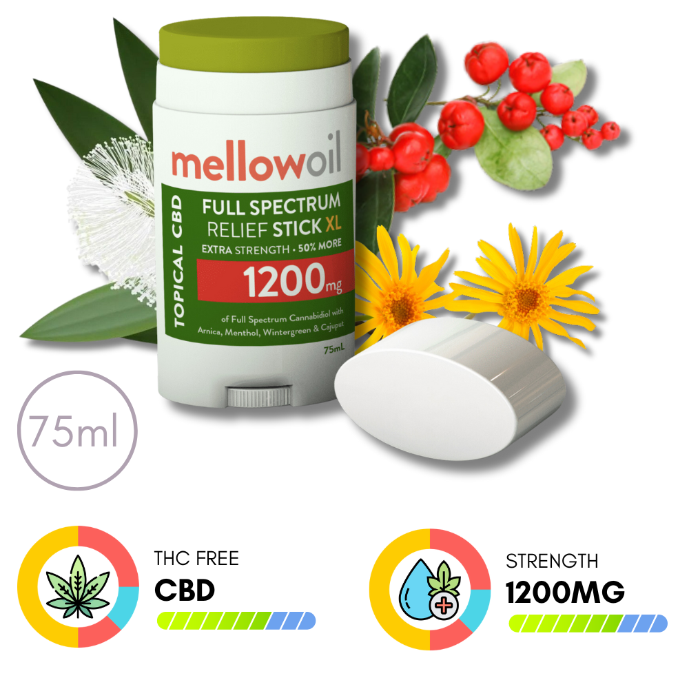Mellow Oil Full Spectrum Relief Stick XL