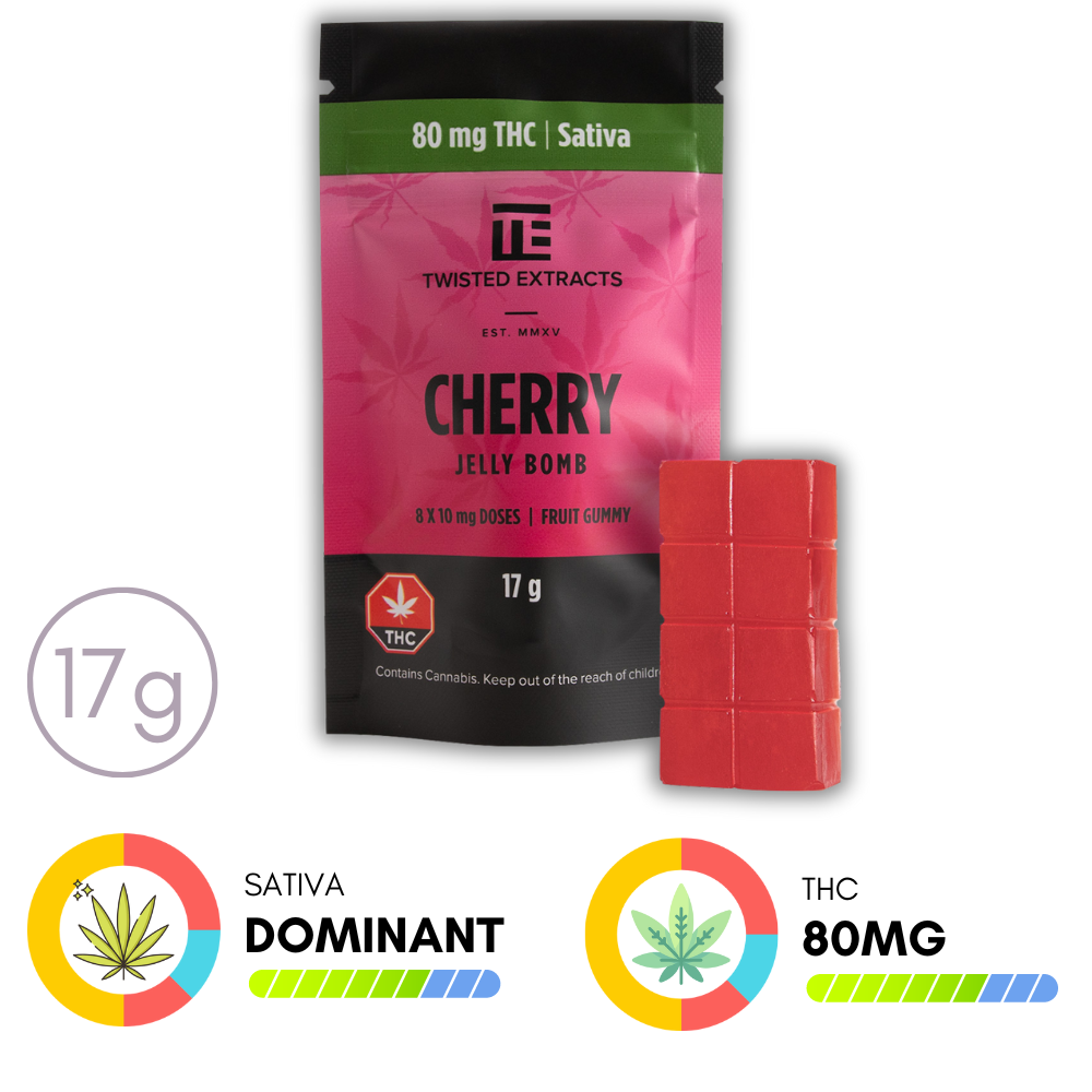 Sativa 80mg – Cherry